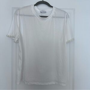 ZARA Pearl Sleeve Tee XL